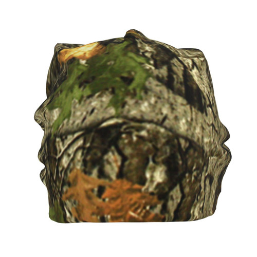 allgobee Beanie Hat for Men Women Slouchy Beanie Hats Camouflage-Hunting-Brown Winter Knit Cuffed Beanie Skull Cap