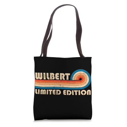 WILBERT Name Personalized Funny Retro Vintage Birthday Tote Bag