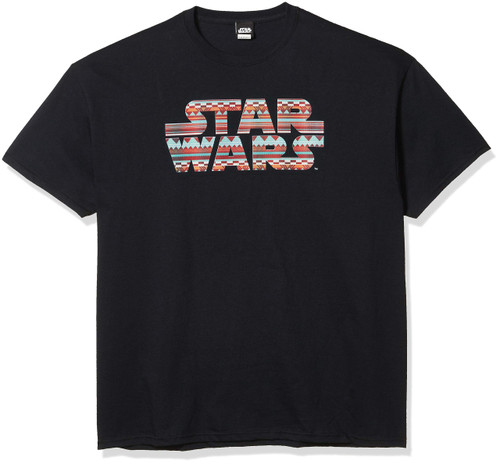 Star Wars Men's Native Logo T-Shirt, Black, Small