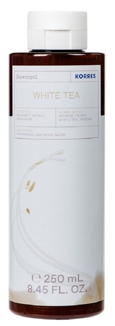 KORRES Cleanse + Hydrate Shower Gel, White Tea, 8.45 fl. oz.
