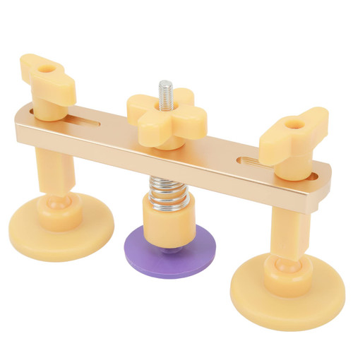 Automobile Body Dent Remover Kit, Double Pole Bridge Paintless Dent Lifter Car Dent Removal Tool for Auto Body Repair