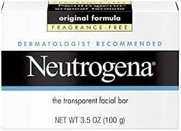 Neutrogena The Transparent Facial Bar Original Formula, Fragrance Free 3.50 oz (Pack of 5)