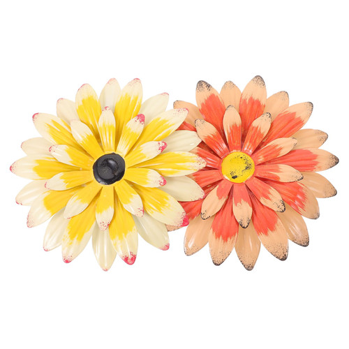 NOLITOY Decor 2Pcs home decorations for living room living room decor flower wall art wall art for bedroom hanging wall decor wall decorations 3d iron manual Decorative flower NOLITOY Decor 2Pcs home decorations for living room living room decor flower wall art wall art for bedroom hanging wall decor wall decorations 3d iron manual Decorative flower
