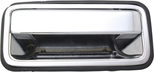 Door Handle compatible with 94 Chevy Blazer Base 5.7L Rear Right Side Exterior Metal Chrome
