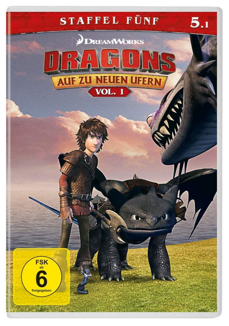Dragons - Auf zu neuen Ufern - Staffel 5 - Vol. 1 [Region 2]