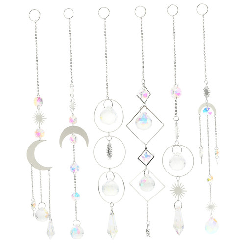 ERINGOGO 6pcs Prism Sun Catchers Indoor Window Suncatcher for Windows Crystal Suncatcher for Window Garden Suncatchers Crystal Sun Catcher Sun Catcher Crystals Decorations Hanging ERINGOGO 6pcs Prism Sun Catchers Indoor Window Suncatcher for Windows Crystal Suncatcher for Window Garden Suncatchers Crystal Sun Catcher Sun Catcher Crystals Decorations Hanging