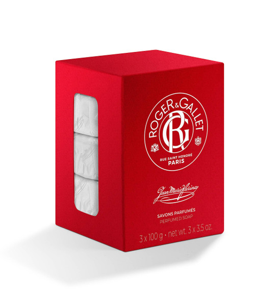 ROGER & GALLET | Body Wash & Body Soap for Women | Jean Marie Farina 3 x 3.5 oz