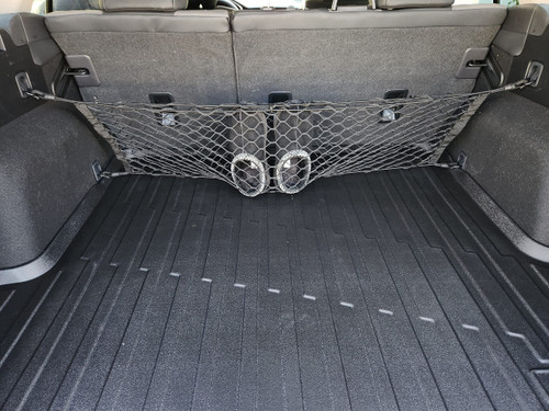 Rear Seat Envelope Style Automotive Elastic Trunk Mesh Cargo Net for Subaru Outback 2020-2024 - Premium Trunk Organizers and Storage - Luggage Net for SUV - Best Car Organizer for Subaru Outback