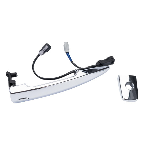 Rldym Chrome Exterior Door Handle Front Left Driver Side 806469N00A for Nissan Sentra 2013-2018, Nissan Murano Maxima 2009-2014, Nissan Leaf 2011-2017, 12459871, 806451AA0A