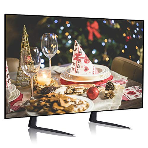 TAVR Universal Table Top TV Stand for Most 22-65 inch Plasma LCD LED Flat or Curved Screen TVs,VESA Patterns up to 800mm x 400mm,88 Lbs Capacity,UT3001