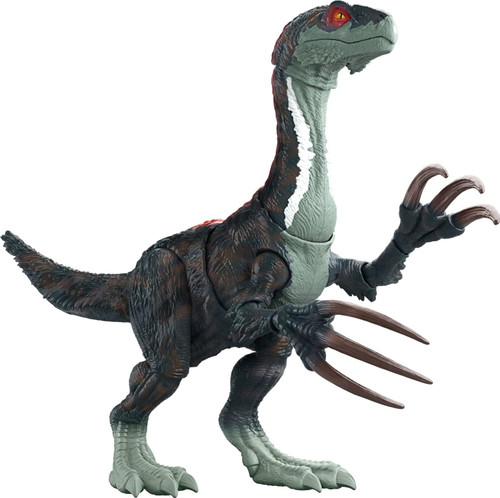 Mattel Jurassic World Toys Dominion Sound Slashin Therizinosaurus Dinosaur Action Figure Toy with Attack Feature and Sounds