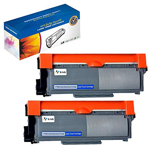 K-Ink Compatible Toner Cartridge Replacement for Brother TN660 TN 660 TN630 TN 630 High Yield (2 Black) K-Ink Compatible Toner Cartridge Replacement for Brother TN660 TN 660 TN630 TN 630 High Yield (2 Black)
