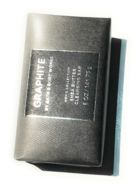 Bath & Body Works Graphite Shea Butter Cleansing Bar 5 oz/ 141.75 g, Pack of 1