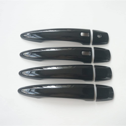CYAuto New Set Sport Gloss Black Door Handle Cover Trim Fit for Nissan Altima 2019 2020 2021 2022 Sentra 2020 2021 2022 Rogue 2021 2022 (Glossy Black)