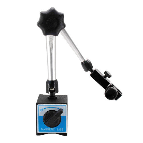 OZHOMY Magnetic Base Stand Magnetic Base Holder for Dial Indicator Gauge 176lbs (80kg) Max Pull, Flexible and Precise Rotary Joint,Compatible with Most Indicators Digital Dial Indicator Gauge