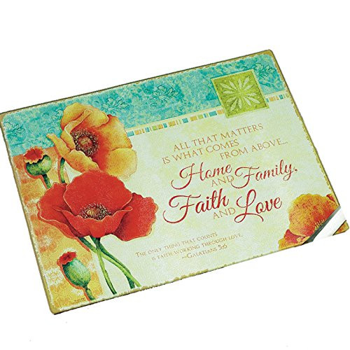 Abbey Gift"Blooming Blessings" Cutting Board, 15.63 by 11.75"