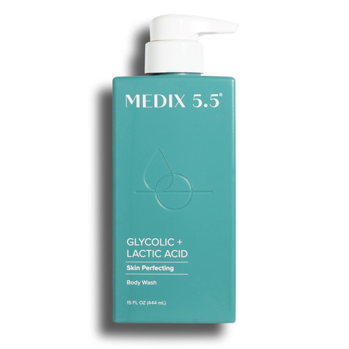 MEDIX 5.5 Body Scrub Skin Care Glycolic Acid Exfoliating Body Cleanser KP Bump Eraser | AHA + Lactic Acid Anti Aging All Skin Type Wash | Keratosis Pilaris & Acne | Foaming Body & Face Wash, 15 Fl Oz MEDIX 5.5 Body Scrub Skin Care Glycolic Acid Exfoliating Body Cleanser KP Bump Eraser | AHA + Lactic Acid Anti Aging All Skin Type Wash | Keratosis Pilaris & Acne | Foaming Body & Face Wash, 15 Fl Oz