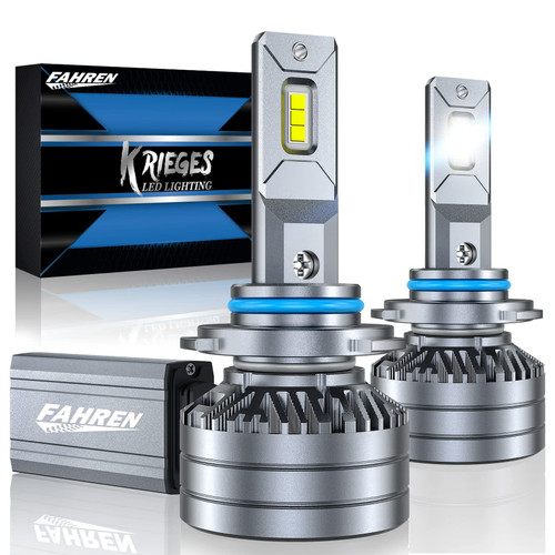 Krieges Fahren 9006/HB4 LED Bulbs, 120W 20000LM 600% Brighter H11 LED, 6500K Cool White LED Bulbs for Fog, IP68 Waterproof Halogen Bulb Replacement, Plug and Play