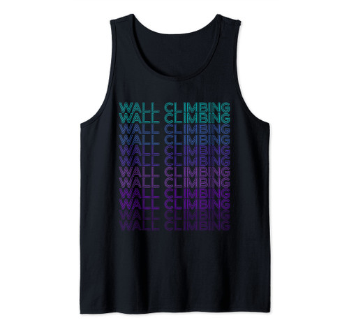 Wall Climbing Indoor Wall Climber Retro Bouldering Tank Top