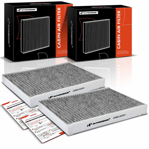 A-Premium 2-PC Cabin Air Filter with Activated Carbon Compatible with Volvo XC60, S60, S80, V60, V70, XC70, XC90 & Land Rover Discovery Sport, LR2, Range Rover Evoque & Jaguar E-Pace A-Premium 2-PC Cabin Air Filter with Activated Carbon Compatible with Volvo XC60, S60, S80, V60, V70, XC70, XC90 & Land Rover Discovery Sport, LR2, Range Rover Evoque & Jaguar E-Pace