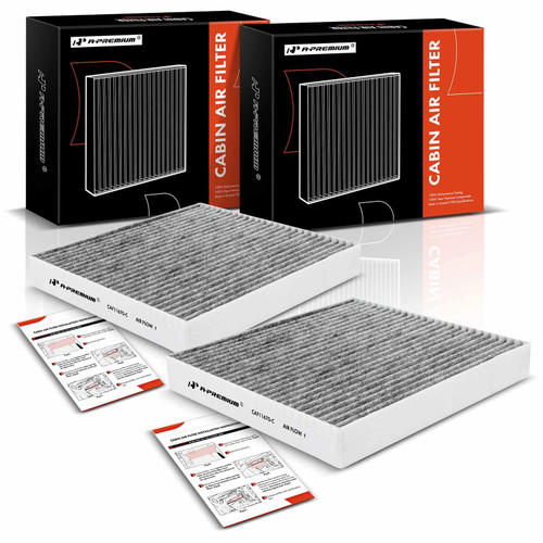 A-Premium 2-PC Cabin Air Filter with Activated Carbon Compatible with Hyundai Sonata 2020 2021 2022, 1.6L 2.0L 2.5L, Replace# 97133-L0000, 97133L0000