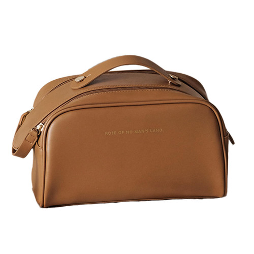 Rzmyencg Large Capacity Travel Cosmetic Bag,Makeup Bag for Women Waterproof PU Leather Zipper Makeup Bag Multifunctional Make Up Bag Organizer with Divider and Handle and Toiletry Bag (Brown) Rzmyencg Large Capacity Travel Cosmetic Bag,Makeup Bag for Women Waterproof PU Leather Zipper Makeup Bag Multifunctional Make Up Bag Organizer with Divider and Handle and Toiletry Bag (Brown)