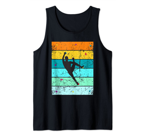 Indoor Wall Climber Shirt Rock Mountain Climbing Bouldering Tank Top
