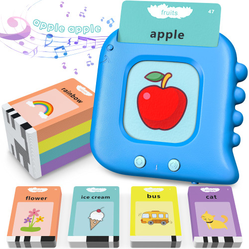 Kids Toddler Talking Flash Cards with 224 Sight Words,Montessori Toys,Speech Therapy,Autism Sensory Toys,Learning Educational Gifts for Age 1 2 3 4 5 Years Old Boys and Girls Kids Toddler Talking Flash Cards with 224 Sight Words,Montessori Toys,Speech Therapy,Autism Sensory Toys,Learning Educational Gifts for Age 1 2 3 4 5 Years Old Boys and Girls