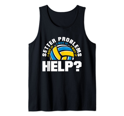 Indoor Volleyball Beach Volleyball Player Pun Tank Top