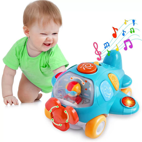 Baby Toys 12-18 Months Electronic Airplane Toys for 1 Year Old Boy Girl Gifts Musical Toys for Toddlers 1-3 Learning Educational Toys for 1 Year Old Crawling Toys Gifts for 1 2 3 Year Old Boys Girls Baby Toys 12-18 Months Electronic Airplane Toys for 1 Year Old Boy Girl Gifts Musical Toys for Toddlers 1-3 Learning Educational Toys for 1 Year Old Crawling Toys Gifts for 1 2 3 Year Old Boys Girls