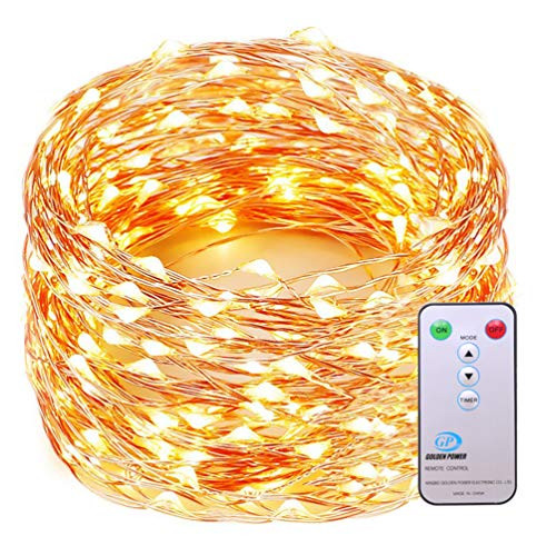 Decute 99 Feet 300 LEDs Copper Wire String Lights 8 Modes with Remote Control, Christmas Lights with UL Cerficated for Party Wedding Bedroom Christmas Tree, Warm White Decute 99 Feet 300 LEDs Copper Wire String Lights 8 Modes with Remote Control, Christmas Lights with UL Cerficated for Party Wedding Bedroom Christmas Tree, Warm White