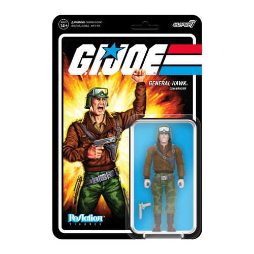 Super7 G.I. Joe General Hawk - 3.75 in Reaction Figure Super7 G.I. Joe General Hawk - 3.75 in Reaction Figure