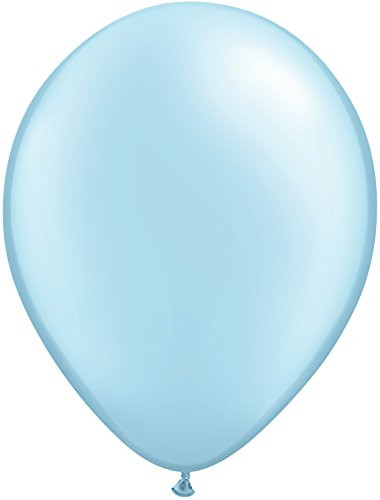 Qualatex Latex Balloons 43777 Pearl Light Blue, 11"