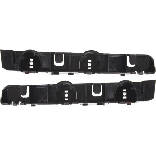 DAT AUTO PARTS Front Left Driver & Right Passenger Side Bumper Cover Support Bracket Set Of 2 Replacement For 2007 - 2012 Nissan Altima Black Smooth NI1032106 NI1033106 62221JA01A 62220JA01A