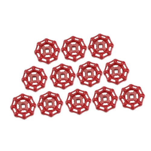 Gadpiparty 36 pcs Gate Valve Handle Shutoff Valve Hand Wheel Round Valve Handle Faucet Hose Bibb Round Wheel Handle Wheel sillcock Faucet Handle Metal Handle Copper gate Valve Brass cast Iron