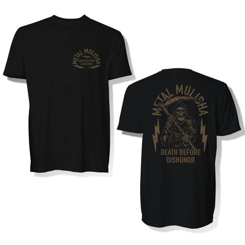 Metal Mulisha Mens Massacre T-Shirt, Black Metal Mulisha Mens Massacre T-Shirt, Black