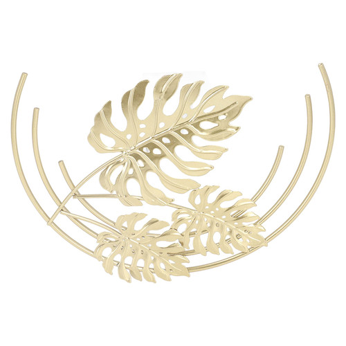 VTOSEN Gold Metal Leaf Wall Decor, Elegant Ginkgo Leaves Wall Sculpture, Iron Wall Art Sculpture, Metal Wall Decor for Living Room, Bedroom, Office(A) VTOSEN Gold Metal Leaf Wall Decor, Elegant Ginkgo Leaves Wall Sculpture, Iron Wall Art Sculpture, Metal Wall Decor for Living Room, Bedroom, Office(A)