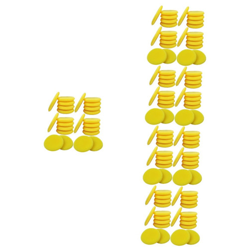 SUPVOX 120 pcs car wash Sponge Cleaning sponges Foam Sponge Cleaning Tools Detailing car Pads car polishing Pads car polishing Tool polishing waxing Sponge for car Sponge for car waxing