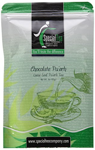 Special Tea Chocolate Pu'erh Tea, Loose Leaf, 3 Ounce