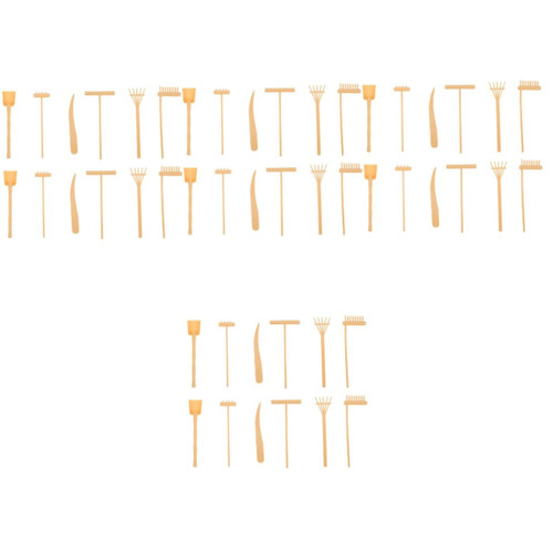 BESTOYARD 8 Sets Sand rake Zen rake Tool Desktop Zen Garden kit Zen Garden Sand Zen Sand Garden Desk Zen Garden rake Crafts Tabletop Accessories Sand Tray Miniatures rake Rock Cover Plastic