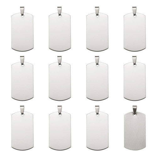 PandaHall 50Pcs Stainless Steel Rectangle Blank Stamping Tag Pendants 43x24x1mm Metal Blank Tags Charms for DIY Jewelry Making PandaHall 50Pcs Stainless Steel Rectangle Blank Stamping Tag Pendants 43x24x1mm Metal Blank Tags Charms for DIY Jewelry Making