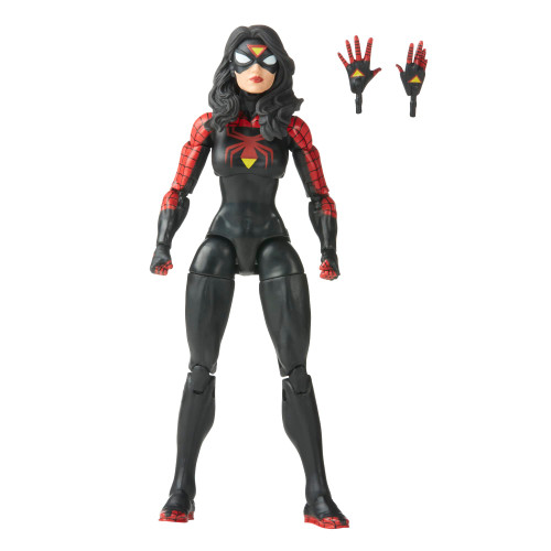 Marvel Legends Series Jessica Drew Spider-Woman, Spider-Man Legends Collectible 6 Inch Action Figures, 2 Accessories Marvel Legends Series Jessica Drew Spider-Woman, Spider-Man Legends Collectible 6 Inch Action Figures, 2 Accessories