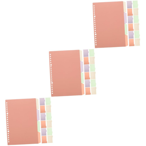 MAGICLULU 30 Sets Index Tab A5 Binder Divider Dividers Binder Organizer Book Marker Page Divider Notepad Divider Tabs Category Page Tab Paper Binder Tabs Binder Divider Pages Pager Pp B5