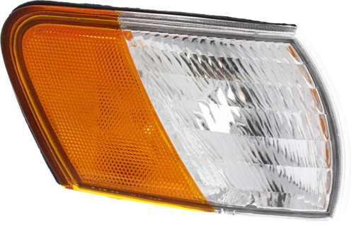 Evan-Fischer Corner Light Compatible with 1992-1995 Ford Taurus Plastic Clear & Amber Lens Passenger Side