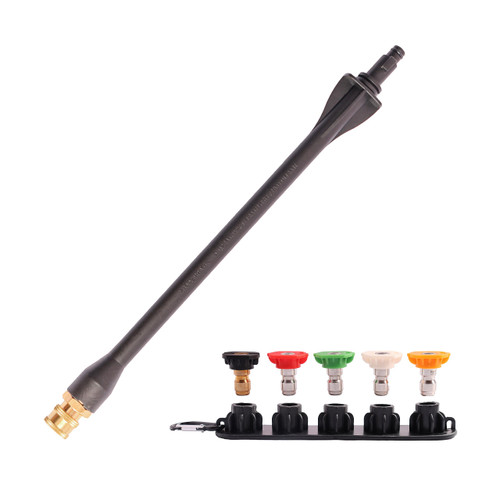 308494075 Pressure Washer Spray Wand Compatible with ryobi pressure washer wand Replacement RY14122 BM80721SB PS141913 PS141955 RY14122 RY141600 RY141612 - with 5 Spray Nozzles and 1 Tips Holder,