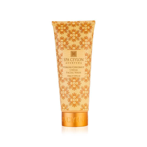 SPA CEYLON VIRGIN COCONUT Cream Facial Wash | Rich & Soft-Foaming | Deep Cleansing | Silicon-Free | 100% Vegetarian | Suitable for all skin types