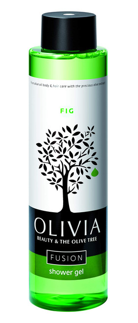 Olivia Olive Beauty :Revitalizing Shower Gel with Organic Olive Fruit & Fig extracts, from Greece, 10.1 oz.