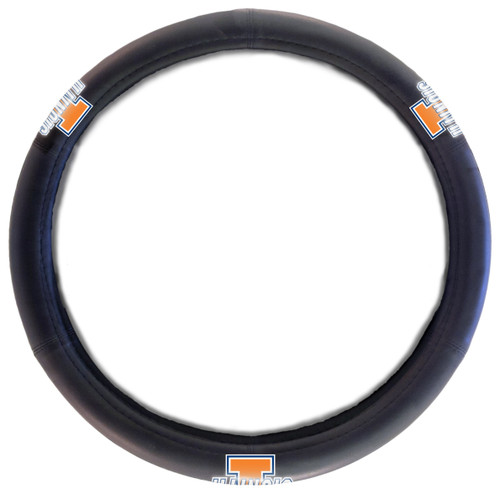 Illinois Fighting Illini Steering Wheel Cover, 14.5"-15.5"