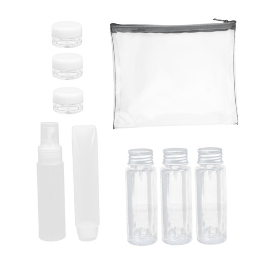 FOMIYES 2 Sets bottle set travel shampoo and conditioner bottles travel size containers makeup cream jar mini spray travel bottles for toiletries spray lotion cream bottle cosmetic plastic