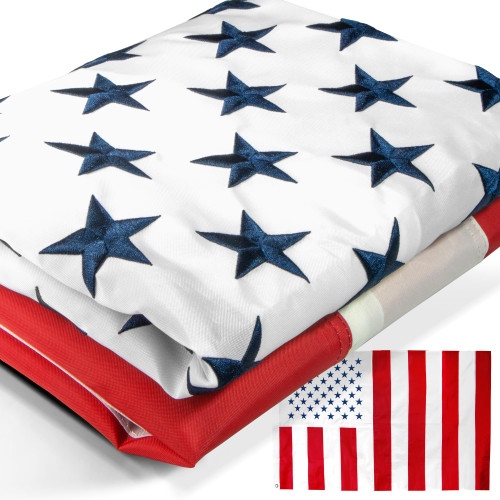 Anley EverStrong Series USA Civil Peace Flag 3x5 Foot Heavy Duty Nylon - Embroidered Stars and Sewn Stripes - 4 Rows of Lock Stitching - American Civil Peace Flags with Brass Grommets 3 X 5 Ft Anley EverStrong Series USA Civil Peace Flag 3x5 Foot Heavy Duty Nylon - Embroidered Stars and Sewn Stripes - 4 Rows of Lock Stitching - American Civil Peace Flags with Brass Grommets 3 X 5 Ft